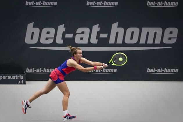TENNIS - WTA, Tennis Damen Upper Austria Ladies Linz LINZ,AUSTRIA,13.NOV.20 - TENNIS - WTA Tour, Upper Austria Ladies Linz. Image shows Barbora Krejcikova (CZE). GEPAxpictures xManfredxBinder
