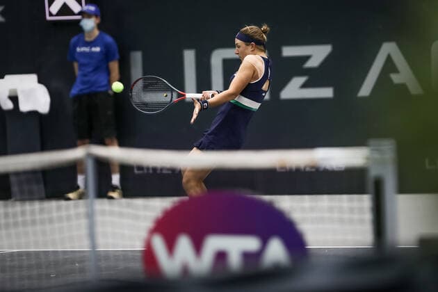 TENNIS - WTA, Tennis Damen Upper Austria Ladies Linz LINZ,AUSTRIA,13.NOV.20 - TENNIS - WTA Tour, Upper Austria Ladies Linz. Image shows Nadia Podoroska (ARG). GEPAxpictures xManfredxBinder