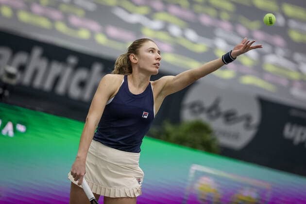 TENNIS - WTA, Tennis Damen Upper Austria Ladies Linz LINZ,AUSTRIA,13.NOV.20 - TENNIS - WTA Tour, Upper Austria Ladies Linz. Image shows Ekaterina Alexandrova (RUS). GEPAxpictures xManfredxBinder