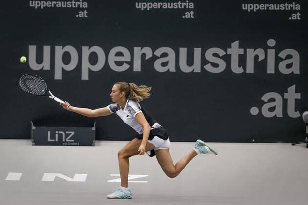 TENNIS - WTA, Tennis Damen Upper Austria Ladies Linz LINZ,AUSTRIA,13.NOV.20 - TENNIS - WTA Tour, Upper Austria Ladies Linz. Image shows Elise Mertens (BEL). GEPAxpictures xManfredxBinder