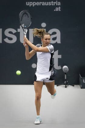TENNIS - WTA, Tennis Damen Upper Austria Ladies Linz LINZ,AUSTRIA,13.NOV.20 - TENNIS - WTA Tour, Upper Austria Ladies Linz. Image shows Elise Mertens (BEL). GEPAxpictures xManfredxBinder
