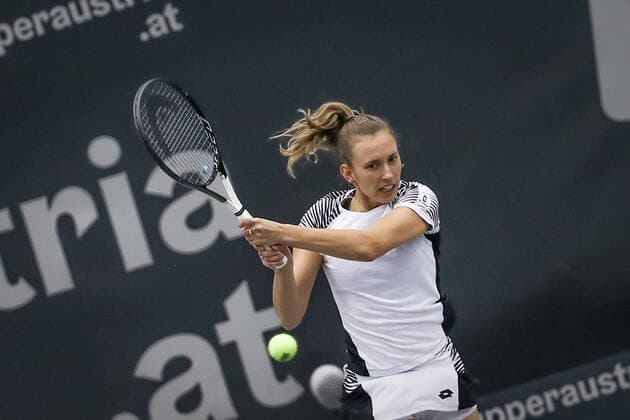 TENNIS - WTA, Tennis Damen Upper Austria Ladies Linz LINZ,AUSTRIA,13.NOV.20 - TENNIS - WTA Tour, Upper Austria Ladies Linz. Image shows Elise Mertens (BEL). GEPAxpictures xManfredxBinder