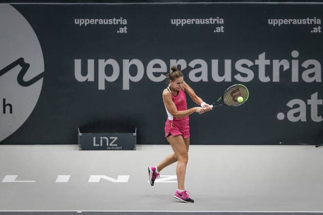 TENNIS - WTA, Tennis Damen Upper Austria Ladies Linz LINZ,AUSTRIA,13.NOV.20 - TENNIS - WTA Tour, Upper Austria Ladies Linz. Image shows Veronika Kudermetova (RUS). GEPAxpictures xManfredxBinder