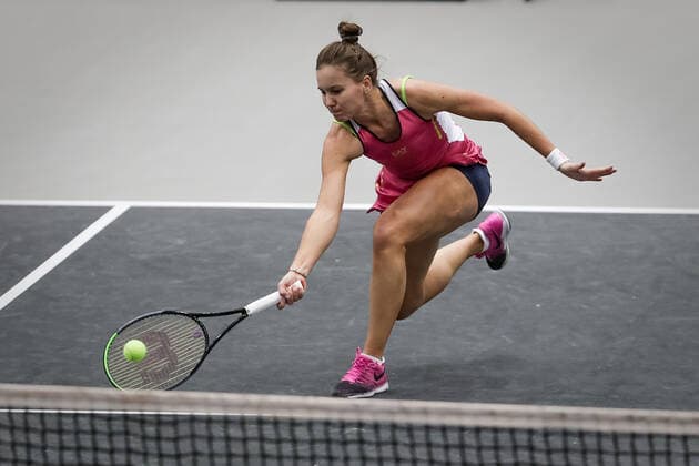 TENNIS - WTA, Tennis Damen Upper Austria Ladies Linz LINZ,AUSTRIA,13.NOV.20 - TENNIS - WTA Tour, Upper Austria Ladies Linz. Image shows Veronika Kudermetova (RUS). GEPAxpictures xManfredxBinder