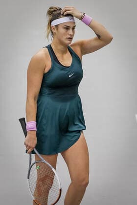 TENNIS - WTA, Tennis Damen Upper Austria Ladies Linz LINZ,AUSTRIA,13.NOV.20 - TENNIS - WTA Tour, Upper Austria Ladies Linz. Image shows Aryna Sabalenka (BLR). GEPAxpictures xManfredxBinder