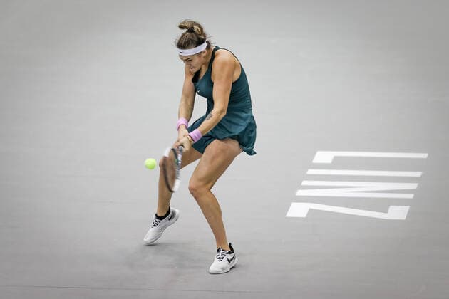 TENNIS - WTA, Tennis Damen Upper Austria Ladies Linz LINZ,AUSTRIA,13.NOV.20 - TENNIS - WTA Tour, Upper Austria Ladies Linz. Image shows Aryna Sabalenka (BLR). GEPAxpictures xManfredxBinder