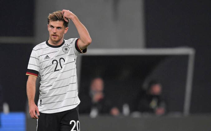 11 11 2020, Football Friendly Matches 2020 21, International, Germany Czech Republic, at the Red Bull Arena Leipzig Jonas Hofmann Germany DFL and DFB regulations prohibit any use of photographs as image sequences and or quasi video