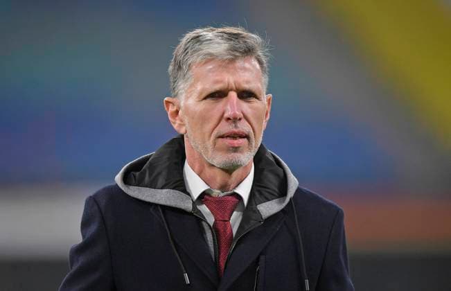 11 11 2020, Football Friendly Matches 2020 21, International, Germany Czech Republic, at the Red Bull Arena Leipzig Coach Jaroslav Silhavy Czech Republic DFL and DFB regulations prohibit any use of photographs as image sequences and or quasi video