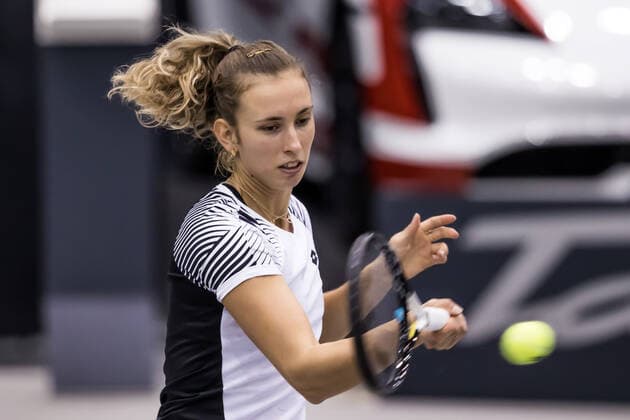 TENNIS - WTA, Tennis Damen Upper Austria Ladies Linz LINZ,AUSTRIA,14.NOV.20 - TENNIS - WTA Tour, Upper Austria Ladies Linz. Image shows Elise Mertens (BEL). GEPAxpictures xManfredxBinder