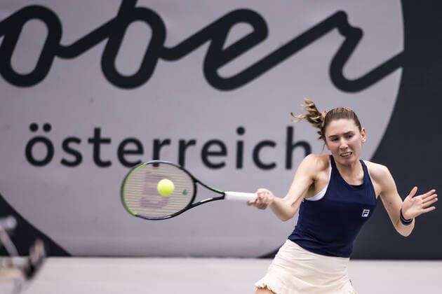 TENNIS - WTA, Tennis Damen Upper Austria Ladies Linz LINZ,AUSTRIA,14.NOV.20 - TENNIS - WTA Tour, Upper Austria Ladies Linz. Image shows Ekaterina Alexandrova (RUS). GEPAxpictures xManfredxBinder