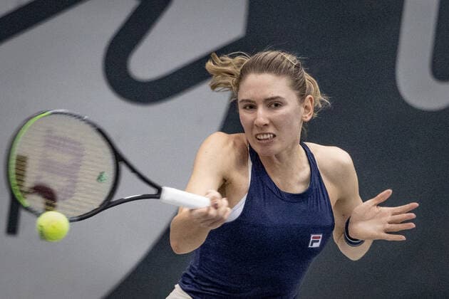TENNIS - WTA, Tennis Damen Upper Austria Ladies Linz LINZ,AUSTRIA,14.NOV.20 - TENNIS - WTA Tour, Upper Austria Ladies Linz. Image shows Ekaterina Alexandrova (RUS). GEPAxpictures xManfredxBinder