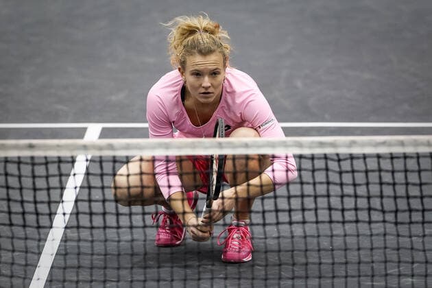 TENNIS - WTA, Tennis Damen Upper Austria Ladies Linz LINZ,AUSTRIA,15.NOV.20 - TENNIS - WTA Tour, Upper Austria Ladies Linz, final. Image shows Katerina Siniakova (CZE). GEPAxpictures xManfredxBinder