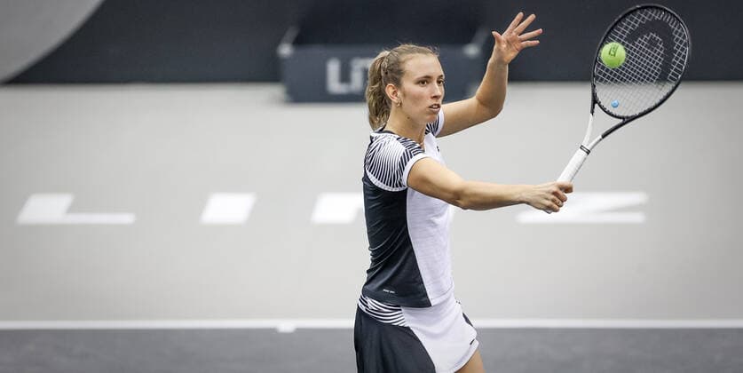 TENNIS - WTA, Tennis Damen Upper Austria Ladies Linz LINZ,AUSTRIA,15.NOV.20 - TENNIS - WTA Tour, Upper Austria Ladies Linz, final. Image shows Elise Mertens (BEL). GEPAxpictures xManfredxBinder