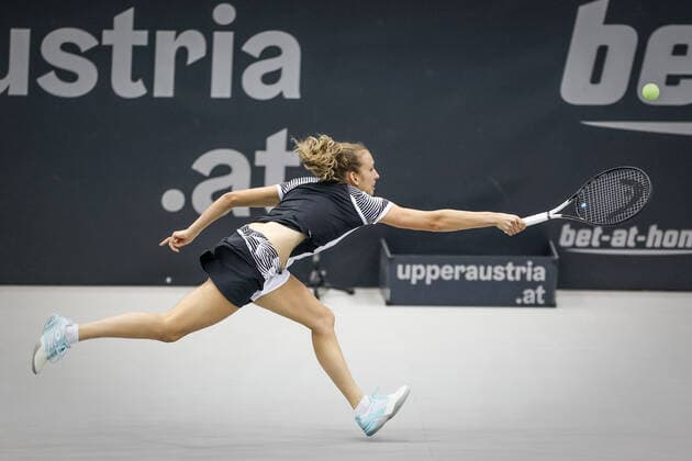 TENNIS - WTA, Tennis Damen Upper Austria Ladies Linz LINZ,AUSTRIA,15.NOV.20 - TENNIS - WTA Tour, Upper Austria Ladies Linz, final. Image shows Elise Mertens (BEL). GEPAxpictures xManfredxBinder