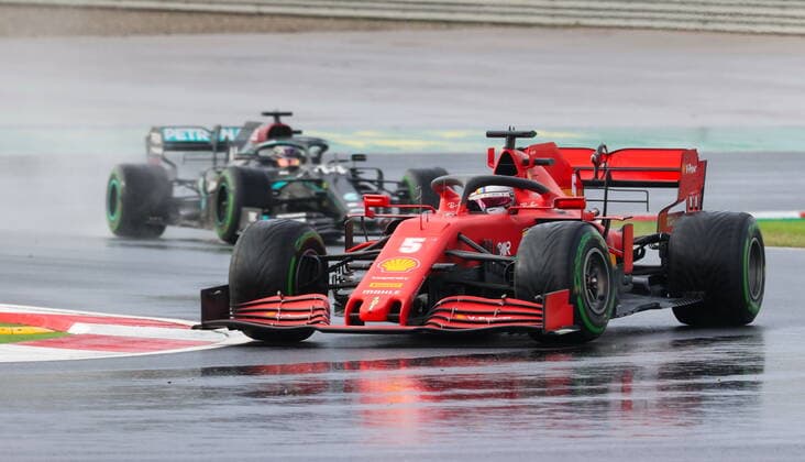 Motorsports FIA Formula One World Championship 2020, Grand Prix of Turkey, 5 Sebastian Vettel GER, Scuderia Ferrari Mission Winnow , Istanbul Turkey