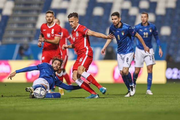 15.11.2020 REGIO EMILA, WLOCHY (REGIO EMILIA, ITALY) STADION CITTA DEL TRICOLORE PILKA NOZNA (FOOTBALL) LIGA NARODOW UEFA ( UEFA NATIONAL LEAGUE ) MECZ WLOCHY - POLSKA ( GAME ITALY - POLAND ) NZ ARKADIUSZ RECA FOTO LUKASZ GROCHALA CYFRASPORT NEWSPIX.PL --- Newspix.pl  20201115CSLG0054