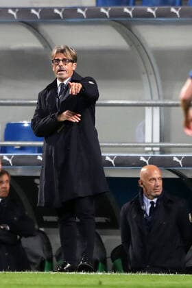 REGGIO EMILIA 15.11.2020 MECZ 5. KOLEJKA LIGA NARODOW GRUPA A1 SEZON 2020 21: WLOCHY - POLSKA --- 2020-21 UEFA NATIONS LEAGUE GROUP A1 FOOTBALL MATCH: ITALY - POLAND ALBERICO EVANI FOT. PIOTR KUCZA FOTOPYK NEWSPIX.PL --- Newspix.pl  201115PYK0045