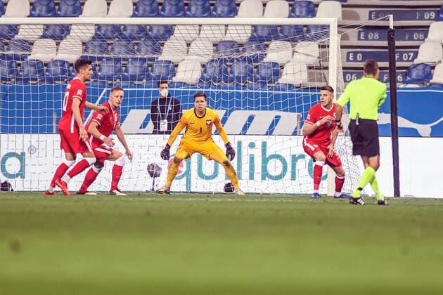 15.11.2020 REGIO EMILA, WLOCHY (REGIO EMILIA, ITALY) STADION CITTA DEL TRICOLORE PILKA NOZNA (FOOTBALL) LIGA NARODOW UEFA ( UEFA NATIONAL LEAGUE ) MECZ WLOCHY - POLSKA ( GAME ITALY - POLAND ) NZ WOJCIECH SZCZESNY, JAN BEDNAREK FOTO LUKASZ GROCHALA CYFRASPORT NEWSPIX.PL --- Newspix.pl  20201115CSLG0061