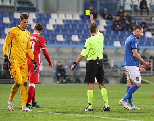 UEFA Nations League Italy vs Poland UEFA Nations League Italy vs Poland on November 15, 2020 in Reggio nell???Emilia, Italy. Pictured: Wojciech Szczesny, Grzegorz Krychowiak, Clement Louis Jean Turpin, Andrea Belotti