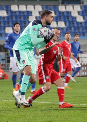 UEFA Nations League Italy vs Poland UEFA Nations League Italy vs Poland on November 15, 2020 in Reggio nell???Emilia, Italy. Pictured: Gianluigi Donnarumma