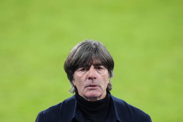 National Coach Joachim Loew Löw Germany Nations League Germany vs. Ukraine in the Red Bull Arena in Leipzig Football,Man,Men,Germany,14 11 2020