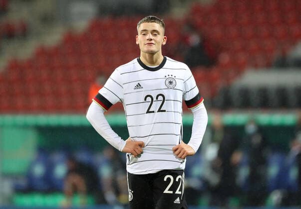 Germany vs Wales U21 EM Quali Braunschweig, 17 11 2020, U21 EM 2021 qualification game, Germany vs Wales Florian Wirtz U 21 Germany Braunschweig
