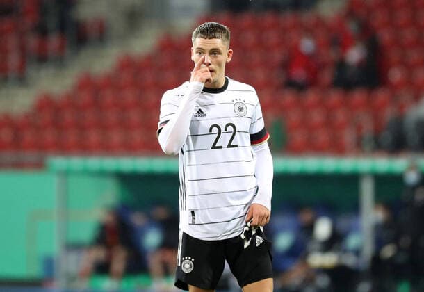 Germany vs Wales U21 EM Quali Braunschweig, 17 11 2020, U21 EM 2021 qualification game, Germany vs Wales Florian Wirtz U 21 Germany Braunschweig