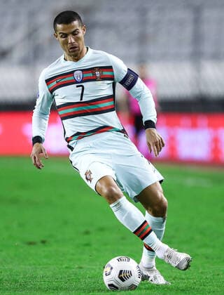 CROATIA vs PORTUGAL - UEFA NATIONS LEAGUE Cristiano Ronaldo of Portugal controls the ball during the UEFA Nations League group stage match between Croatia and Portugal at Stadion Poljud on November 17, 2020 in Split, Croatia. MilanxSabic PIXSELL