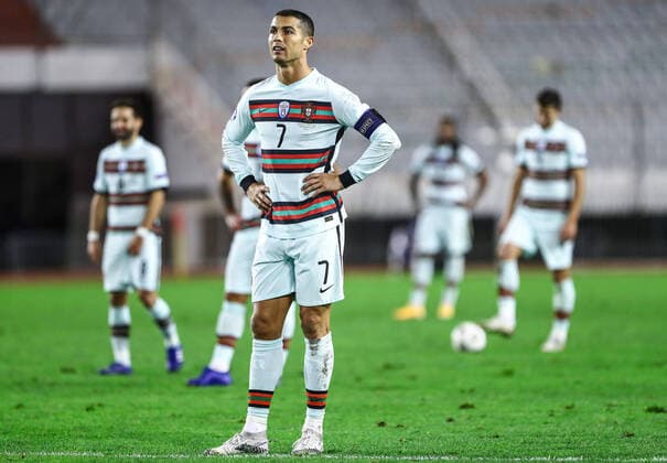 CROATIA vs PORTUGAL - UEFA NATIONS LEAGUE Cristiano Ronaldo of Portugal reacts during the UEFA Nations League group stage match between Croatia and Portugal at Stadion Poljud on November 17, 2020 in Split, Croatia. MilanxSabic PIXSELL