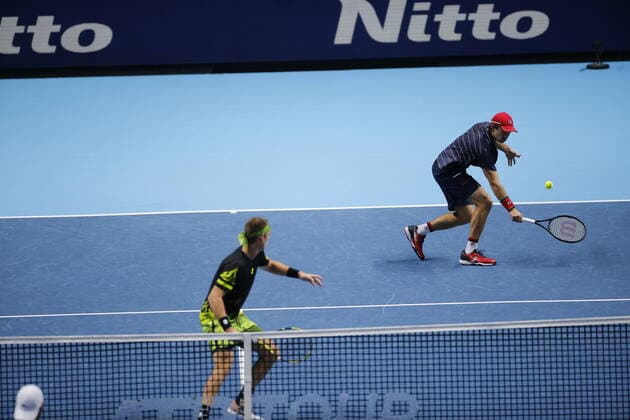 TENNIS - ATP, Tennis Herren Finals 2020 LONDON,ENGLAND,18.NOV.20 - TENNIS - ATP Finals, doubles. Image shows John Peers (AUS). GEPAxpictures xATPxTour xEllaxLing