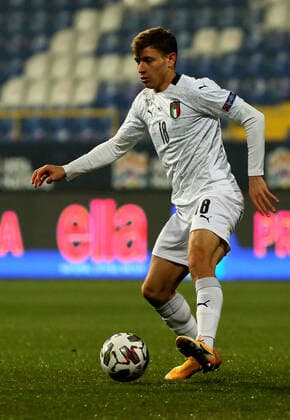 18.11.2020 Sarajevo Bosnia and Herzegodina-Italy Nations League men s football Nicolo Barella Italy :Str 