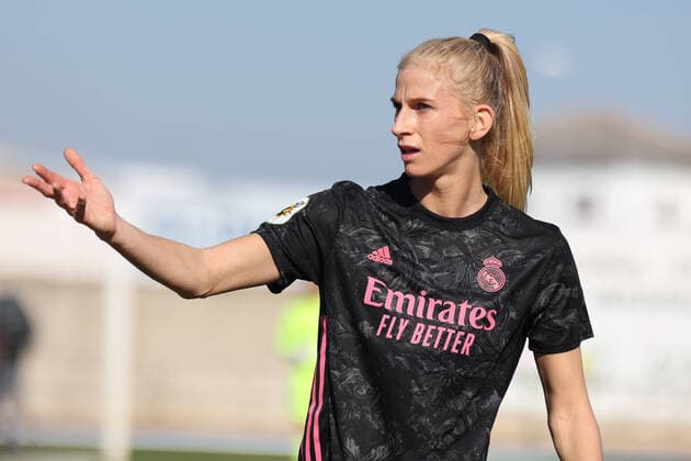 November 21, 2020, Sevilla, Spain: Sofia Jakobsson of Real Madrid during the Primera Iberdrola match between Real Betis and Real Madrid at Ciudad Deportiva Luis del Sol in Sevilla, Spain. Sevilla Spain - ZUMAd159 0106962259st Copyright: xJosexLuisxContrerasx