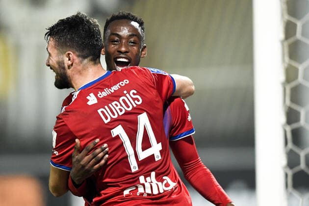 JOIE - FAIR PLAY - 11 Tino KADEWERE (ol) FOOTBALL : Angers vs Lyon - Ligue 1 Uber Eats - 22 11 2020 FEP Panoramic 