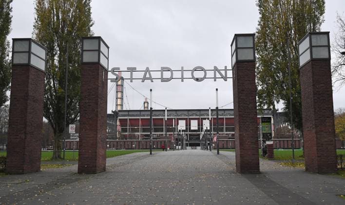 View to the RheinEnergieSTADION football, men, season 2020 2021, 1 Bundesliga 8 matchday, 1 FC Köln 1 FC Union Berlin 1 2 , 22 11 2020, Copyright: xMatthiasxKochx