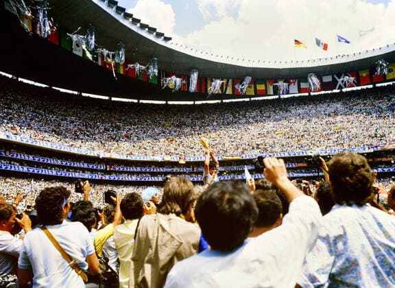 29 06 86 Argentina Germany Mexico, Mexico City, 29 06 1986, Football, FIFA World Cup 1986 in Mexico, Final, Argentina DFB Germany 3 2 Diego Maradona Argentina with the World Cup