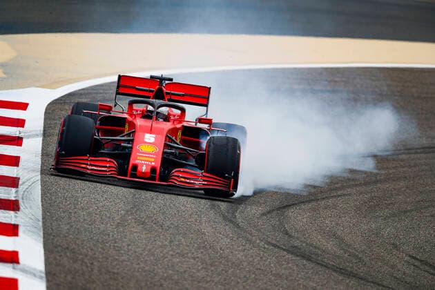Motorsports FIA Formula One World Championship 2020, Grand Prix of Bahrain, 5 Sebastian Vettel GER, Scuderia Ferrari Mission Winnow , Sakhir Bahrain
