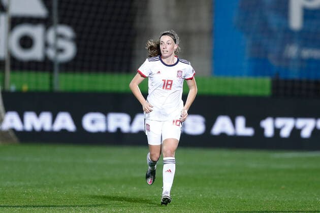 November 27, 2020, Las Rozas, MADRID, SPAIN: Eva Navarro of Spain celebrates a goal during UEFA Women Eurocup football match played between Spain and Moldova at Ciudad del Futbol on november 27, 2020, in Las Rozas, Madrid, Spain Las Rozas SPAIN - ZUMAa181 20201127_zaa_a181_094 Copyright: xOscarxJ.xBarrosox