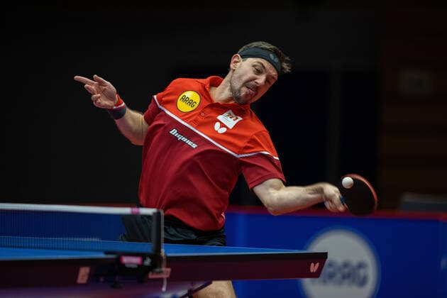 Timo Boll Düsseldorf Borussia Düsseldorf 1 FC Saarbrücken TT 29 11 2020, Table Tennis 1 Bundesliga, Men, Season 2020 21 Photo Moritz Müller Only for Editorial use