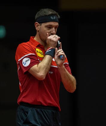 Timo Boll Düsseldorf Borussia Düsseldorf 1 FC Saarbrücken TT 29 11 2020, Table Tennis 1 Bundesliga, Men, Season 2020 21 Photo Moritz Müller Only for Editorial use