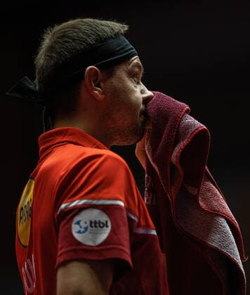 Timo Boll Düsseldorf Borussia Düsseldorf 1 FC Saarbrücken TT 29 11 2020, Table Tennis 1 Bundesliga, Men, Season 2020 21 Photo Moritz Müller Only for Editorial use