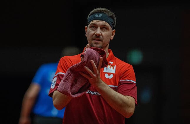 Timo Boll Düsseldorf Borussia Düsseldorf 1 FC Saarbrücken TT 29 11 2020, Table Tennis 1 Bundesliga, Men, Season 2020 21 Photo Moritz Müller Only for Editorial use