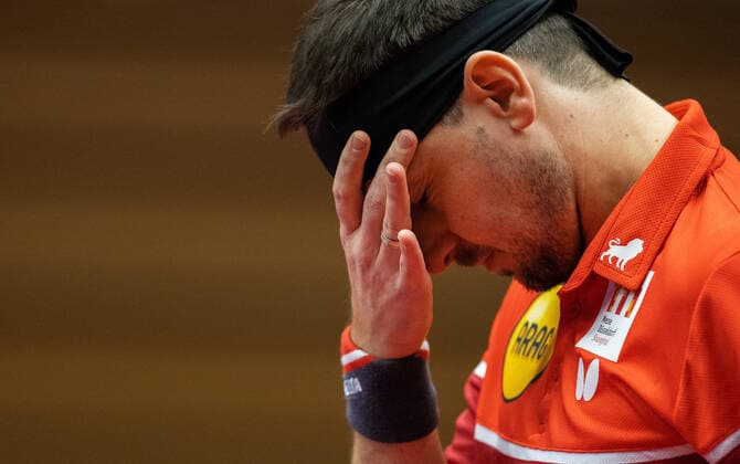 Timo Boll Düsseldorf Borussia Düsseldorf 1 FC Saarbrücken TT 29 11 2020, Table Tennis 1 Bundesliga, Men, Season 2020 21 Photo Moritz Müller Only for Editorial use