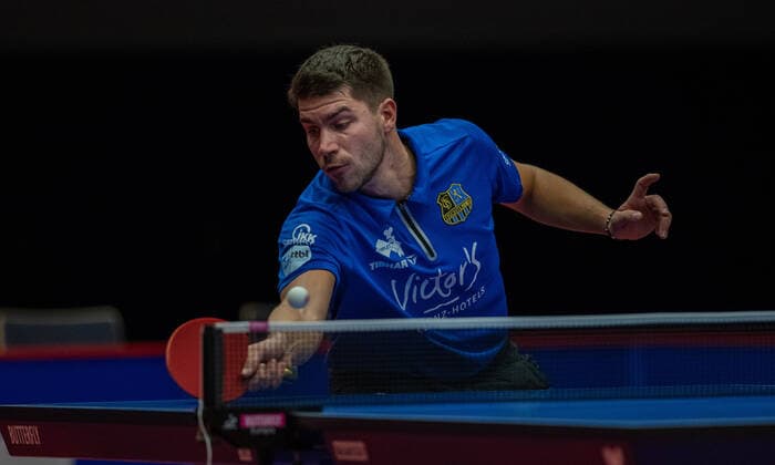 Patrick Franziska Saarbrücken Borussia Düsseldorf 1 FC Saarbrücken TT 29 11 2020, Table Tennis 1 Bundesliga, Men, Season 2020 21 Photo Moritz Müller Only for Editorial use