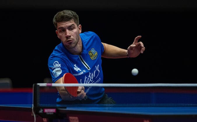 Borussia Düsseldorf 1 FC Saarbrücken TT 29 11 2020, Table Tennis 1 Bundesliga, Men, Season 2020 21 Photo Moritz Müller Only for Editorial use