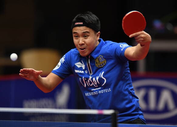 Table tennis Bundesliga Borussia Düsseldorf 1 FC Saarbrücken TT 29 11 2020 Shang KUN FCS campaign HM