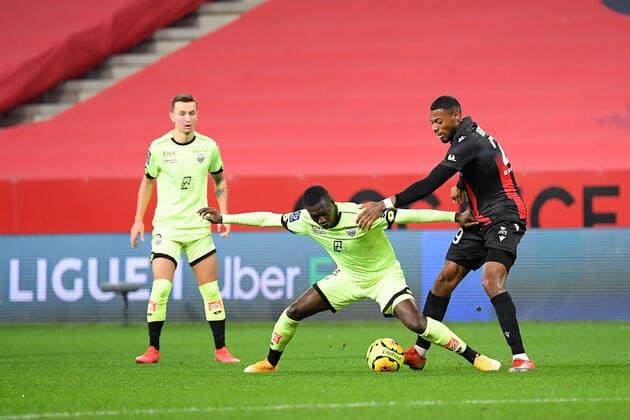 29 JEFF REINE ADELAIDE (NICE) FOOTBALL : Nice vs Dijon - Ligue 1 Uber Eats - 29 11 2020 FEP Panoramic 