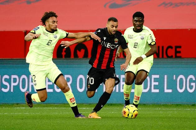 Alexis Claude Maurice (OGC Nice) FOOTBALL : OGC Nice vs Dijon FCO - Ligue 1 Uber Eats - Nice - 29 11 2020 NorbertScanella PanoramiC 