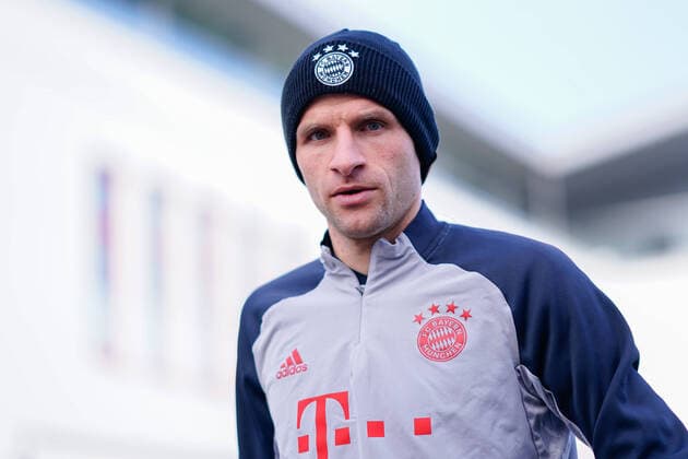 Thomas Müller Bayern Muenchen Final training before the CL game Atletico Madrid FC Bayern Muenchen Soccer Champions League,Group A, Group stage,5 Matchday, on 30 11 2020 Final training FC Bayern Muenchen