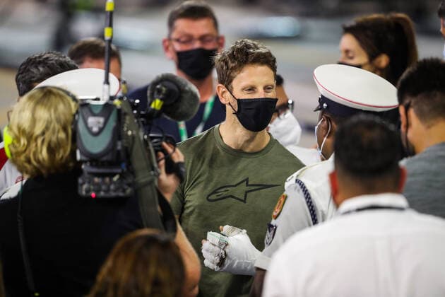 GROSJEAN Romain (fra), Haas F1 Team VF-20 Ferrari, portrait during the Formula 1 Rolex Sakhir Grand Prix 2020, from December 4 to 6, 2020 on the Bahrain International Circuit, in Sakhir, Bahrain - FORMULE 1 : Grand Prix de Sakhir - 03 12 20202 DPPI PANORAMIC  AV2_2666