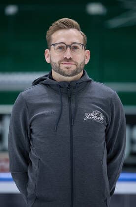 Ferdinand Merckx Physiotherapist Augsburg Panther, DEL, portrait date 2020 2021,